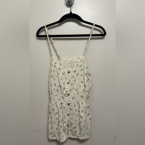American Eagle Outfitters Long Floral Tank Top